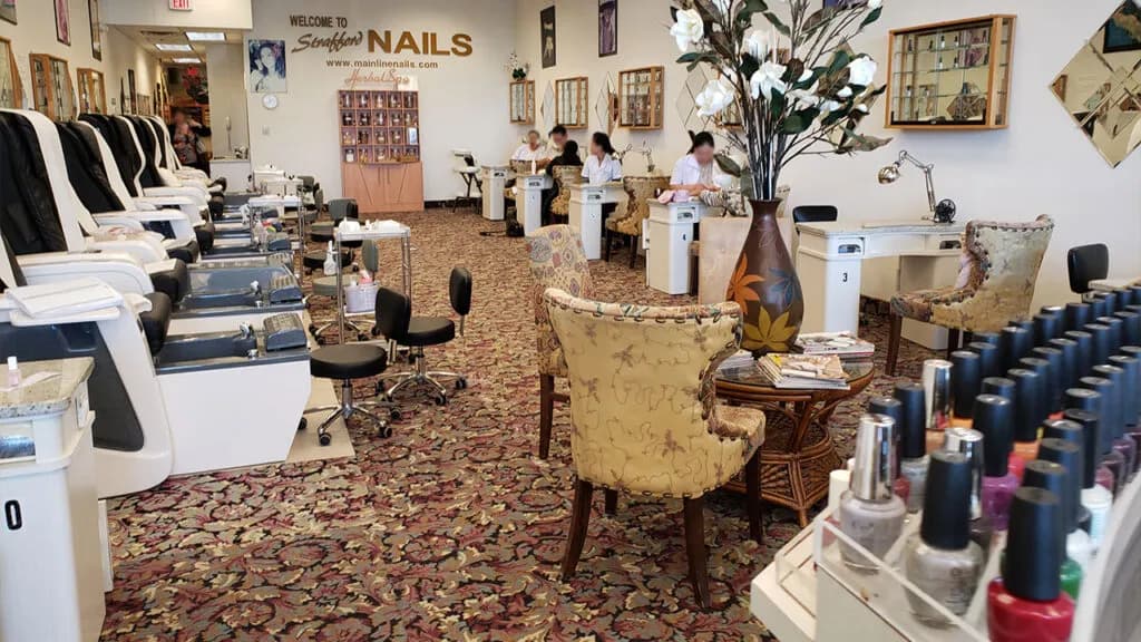 Nail salon services showcase