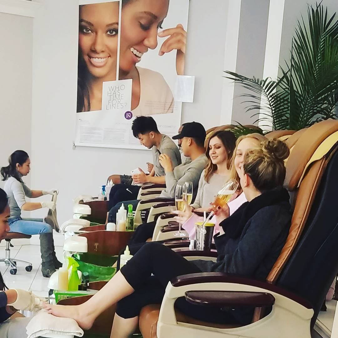 Philadelphia Nails and Esthetics salon interior