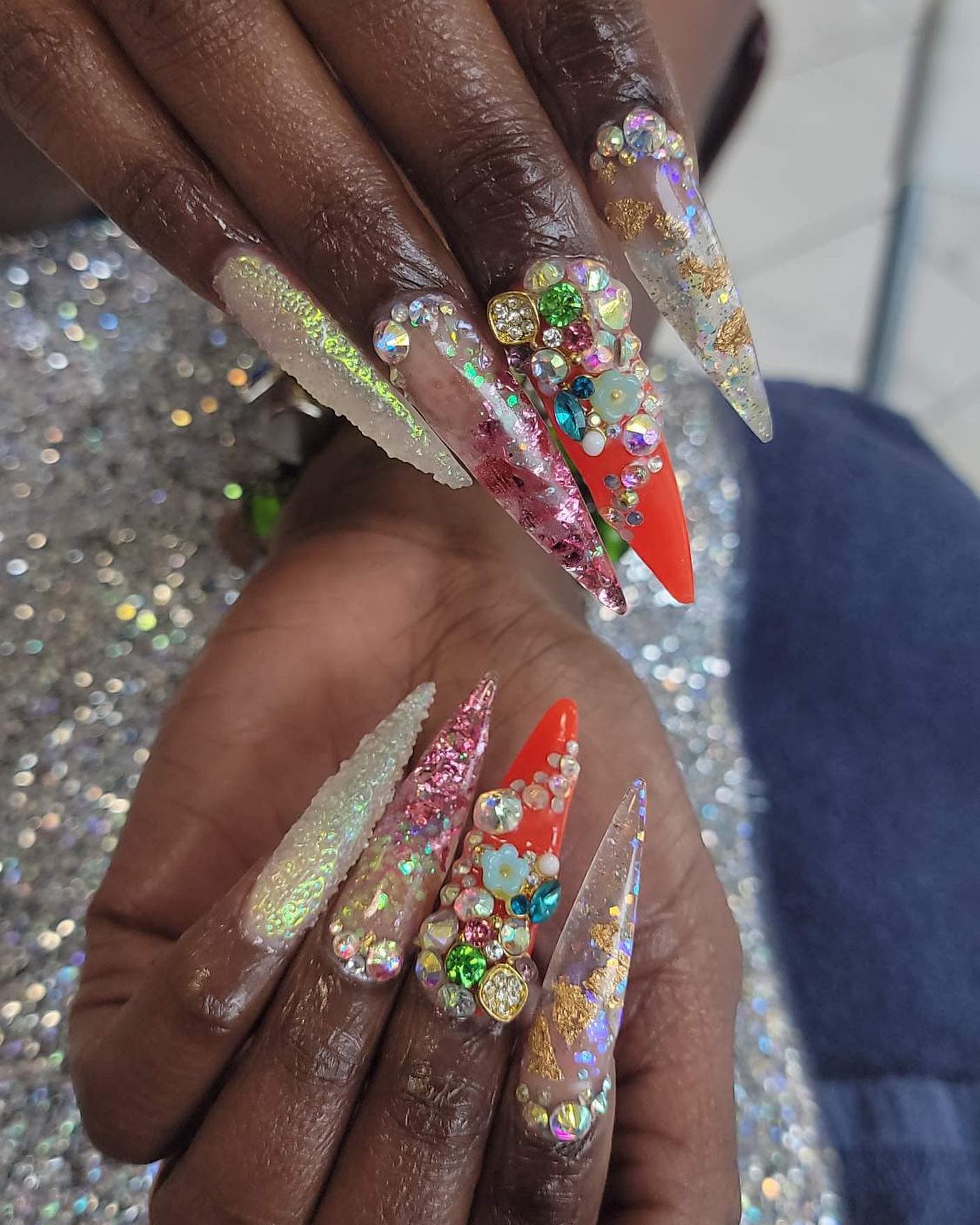 Dip Powder with Tips